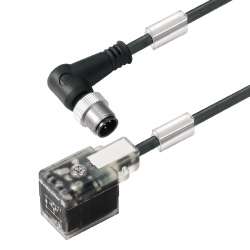 Weidmuller 1857710150 SAIL-VSBD-M12W-1.5U Исполнение: Клапанный штекер, Вилка угловой - диодная вилка, BD Weidmuller 1857710150 SAIL-VSBD-M12W-1.5U Исполнение: Клапанный штекер, Вилка угловой - диодная вилка, BD