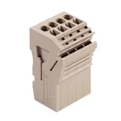 Weidmuller 1865920000 ZPS 2.5/1AN/QV/4 Исполнение: Z-серия, Соединение, Расчетное сечение: 2.5 мм.кв, Втычное соединение, бежевый, Непосредственный монтаж