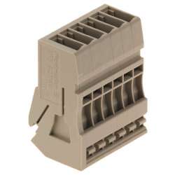 Weidmuller 1865940000 ZPS 2.5/1AN/QV/6 Исполнение: Z-серия, Соединение, Расчетное сечение: 2.5 мм.кв, Втычное соединение, бежевый, Непосредственный монтаж
