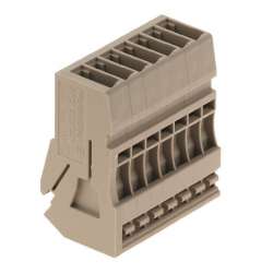 Weidmuller 1865950000 ZPS 2.5/1AN/QV/7 Исполнение: Z-серия, Соединение, Расчетное сечение: 2.5 мм.кв, Втычное соединение, бежевый, Непосредственный монтаж