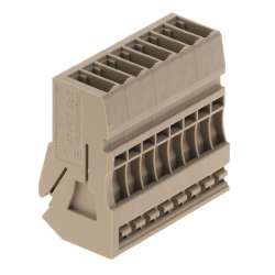 Weidmuller 1865960000 ZPS 2.5/1AN/QV/8 Исполнение: Z-серия, Соединение, Расчетное сечение: 2.5 мм.кв, Втычное соединение, бежевый, Непосредственный монтаж