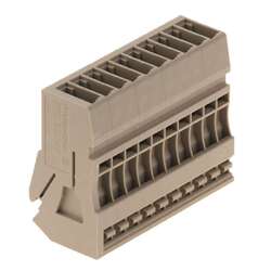 Weidmuller 1865980000 ZPS 2.5/1AN/QV/10 Исполнение: Z-серия, Соединение, Расчетное сечение: 2.5 мм.кв, Втычное соединение, бежевый