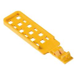 Weidmuller 1866220000 ZZE ZP2.5/4 Исполнение: Z-серия, Поддержка кабеля, желтый, 19.9 mm