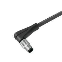 Weidmuller 1873280150 SAIL-M5W-3P-1.5U Исполнение: Концентратор сигналов, контрольная линия, Один конец без разъема, M5, Number of poles : 3, 1.5 m, Вилка, угловая, Экранированный: Нет, Светодиод: Нет, Материал оболочки: Полиуретан, Галогены: Да