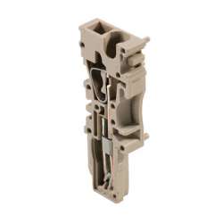 Weidmuller 1875210000 ZP 2.5/1AN ZA O.RA Исполнение: Z-серия, Промышленный разъем, Темно-бежевый, Непосредственный монтаж