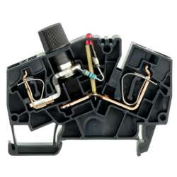 Weidmuller 1879750000 ZSI 6-2 2X2.5/G20/LD4 Исполнение: Z-серия, Клемма с предохранителем, Расчетное сечение: 6 мм.кв, Пружинное соединение, черный