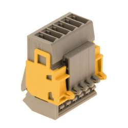 Weidmuller 1887840000 ZPS 2.5/6 ZVLA RC Исполнение: Z-серия, Соединение, Расчетное сечение: 2.5 мм.кв, Втычное соединение, бежевый