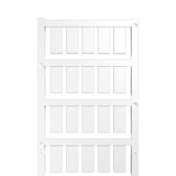 Weidmuller 1890460000 ESG 9/20 L MC NE WS Исполнение: ESG, Маркировочные элементы для устройств, 20 x 9 мм.кв Полиамид 66, Цвет: белый, втычной