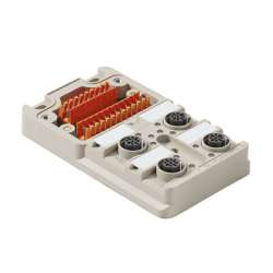 Weidmuller 1892101000 SAI-4-M 5P M12 ECO UT Исполнение: Концентратор сигналов, пассивный распределитель, M12, Вариант с крышкой, Да