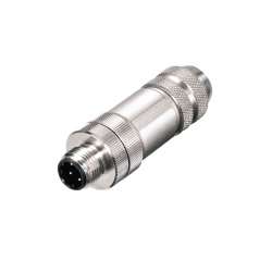 Weidmuller 1892120000 SAISM-4/8S-M12-4P D-COD Исполнение: Штекер произвольной сборки, M12, Вилка, прямая