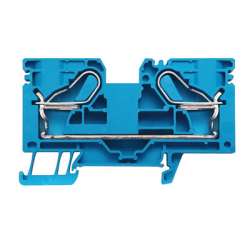 Weidmuller 1896220000 PDU 16 BL Исполнение: Проходная клемма, PUSH IN, 16 мм.кв, 800 V, 76 A, синий