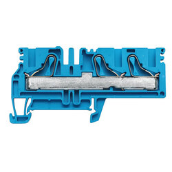 Weidmuller 1896280000 PDU 6/10/3AN BL Исполнение: Проходная клемма, PUSH IN, 10 мм.кв, 800 V, 57 A, синий