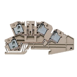 Weidmuller 1899210000 PDL 4/TR/DU O.TNHE Исполнение: Измерительная клемма с размыкателем, PUSH IN, 4 мм.кв, 400 V, 20 A Темно-бежевый