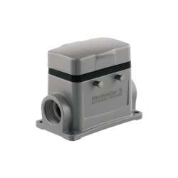Weidmuller 1901490000 HDC 10B SDBO 1M20G Исполнение: HDC - корпус, Типоразмер: 4, Вид защиты: IP65, Корпус цоколя, Поперечная скоба для фиксации на верхней части, Стандартный, с крышкой, Типоразмер кабельных вводов: M 20