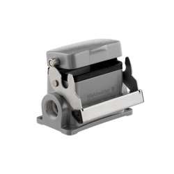 Weidmuller 1903410000 HDC 24D SDLU 1M25G Исполнение: HDC - корпус, Типоразмер: 4, Вид защиты: IP65, Корпус цоколя, Продольная скоба для фиксации на нижней части, высокий, с крышкой, Типоразмер кабельных вводов: M 25