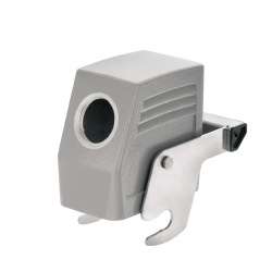 Weidmuller 1903610000 HDC 24D TSZO 1M25G Исполнение: HDC - корпус, Типоразмер: 4, Вид защиты: IP65, Вход кабеля сбоку, Корпус для вилки, Центральная скоба для фиксации на верхней части, высокий, Типоразмер кабельных вводов: M 25