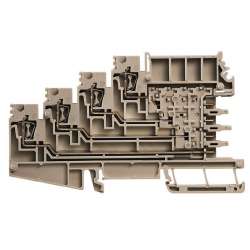 Weidmuller 1906960000 ZRV 2.5/1 Исполнение: Z-серия, Проходная клемма, Многоуровневая клемма, Расчетное сечение: 2.5 мм.кв, Пружинное соединение