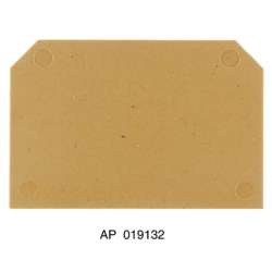 Weidmuller 191320000 AP SAKS1+3 KRG Исполнение: SAK-серия, Концевая пластина, 3 мм.кв Темно-бежевый, желтый, Непосредственный монтаж