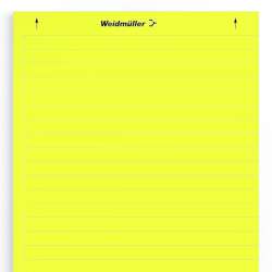Weidmuller 1915320000 LM MT300 202/12 GE Исполнение: LaserMark, Маркировочные элементы для устройств, 202 x 12 мм.кв желтый