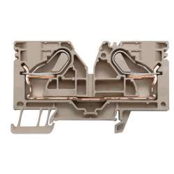 Weidmuller 1918780000 PEI 16 Исполнение: P-серия, Клемма питания, Проходная клемма, Расчетное сечение: 16 мм.кв, PUSH IN, Непосредственный монтаж