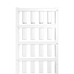 Weidmuller 1919020000 SF 4.5/21 MC NE WS V2 Исполнение: SlimFix, Маркировка проводов и кабелей, 4.1 - 4.9 мм.кв 21 x 7.4 мм.кв белый