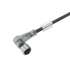 Weidmuller 1925470500 SAIL-M12BW-4-2L5.0V Исполнение: Концентратор сигналов, контрольная линия, Один конец без разъема, M12, Number of poles : 4, 5 m, Гнездо, угловое, Экранированный: Нет, Светодиод: Да, Материал оболочки: ПВХ, Галогены: Да