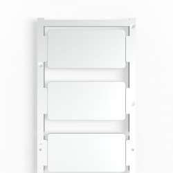 Weidmuller 1934400000 CC 30/60 MC NE SI Исполнение: ClipCard, Маркировочные элементы для устройств, 30 x 60 мм.кв Держатель CC-H 30/60, серебряный