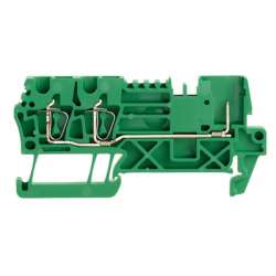 Weidmuller 1935460000 ZT 2.5/3AN/1 GN Исполнение: Z-серия, Проходная клемма, Расчетное сечение: 2.5 мм.кв, Пружинное соединение, Непосредственный монтаж