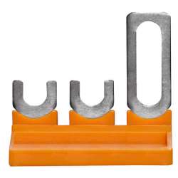 Weidmuller 1936150000 WKS 2/3 Исполнение: Аксессуар, Скользящий контакт для соединительного мостика, x 22