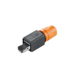 Weidmuller 1963160000 IE-PS-V04P-RJ45-FH Исполнение: Разъем RJ45, инструмент не требуется, Variant 4, Cat.6A / Class EA (ISO/IEC 11801 2010)