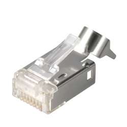 Weidmuller 1963580000 IE-PM-RJ45-TH Исполнение: Обжимной разъем RJ45, Вилка без насадки для устранения изгиба, Cat.6A / Class EA (ISO/IEC 11801 2010)