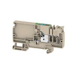 Weidmuller 1988140000 AAP11 6 FE Исполнение: Клемма питания, PUSH IN, 6 мм.кв, Темно-бежевый