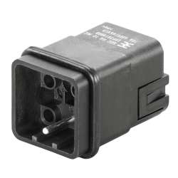 Weidmuller 1993810000 HDC HQ 12 MC Исполнение: HDC - вставка, Штифт, 400 V, 10 A, Количество полюсов: 12, Обжимное соединение, Типоразмер: 1