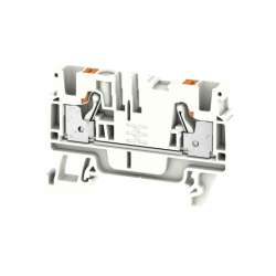 Weidmuller 2051290000 A2C 4 WT Исполнение: Проходная клемма, PUSH IN, 4 мм.кв, 800 V, 32 A, белый