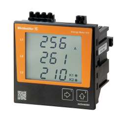 Weidmuller 2425440000 ENERGY METER 610 Исполнение: Счетчик электроэнергии, Класс 0.5S, Напряжение питания: 20–250 В перем. тока, 20–300 В пост. тока, Цифровые выходы: 6, Протокол: Modbus RTU, Память (Flash): 256 MB