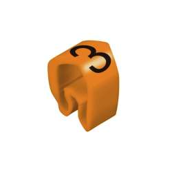 Weidmuller 251311512 CLI C 2-4 OR/SW 3 MP Исполнение: CableLine, Маркировка проводов и кабелей, 4 - 10 мм.кв 4 x 7 мм.кв оранжевый