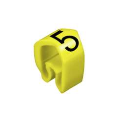 Weidmuller 251311517 CLI C 2-4 GE/SW 5 MP Исполнение: CableLine, Маркировка проводов и кабелей, 4 - 10 мм.кв 4 x 7 мм.кв желтый