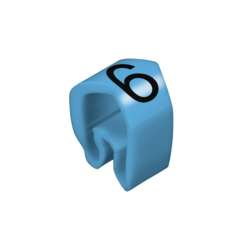 Weidmuller 251311521 CLI C 2-4 BL/SW 6 MP Исполнение: CableLine, Маркировка проводов и кабелей, 4 - 10 мм.кв 4 x 7 мм.кв синий