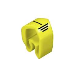 Weidmuller 251311746 CLI C 2-4 GE/SW ET MP Исполнение: CableLine, Маркировка проводов и кабелей, 4 - 10 мм.кв 4 x 7 мм.кв желтый