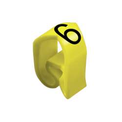 Weidmuller 253411520 CLI C 3-6 GE/SW 6 MP Исполнение: CableLine, Маркировка проводов и кабелей, 8 - 16 мм.кв 6 x 11 мм.кв желтый