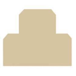 Weidmuller 359280000 AP DK4 BL Исполнение: SAK-серия, Концевая пластина, 1.5 мм.кв синий, Непосредственный монтаж