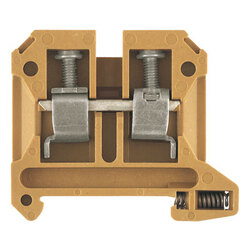 Weidmuller 380620000 SAK 16/35 KRG Исполнение: SAK-серия, Проходная клемма, Расчетное сечение: 16 мм.кв, Винтовое соединение, Умеренно желтый, Непосредственный монтаж