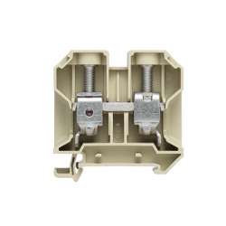 Weidmuller 380760000 SAK 35/35 Исполнение: SAK-серия, Проходная клемма, Расчетное сечение: 35 мм.кв, Винтовое соединение, бежевый