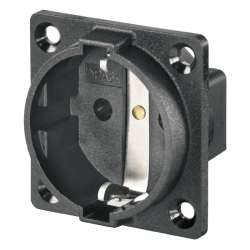 Weidmuller 4341270000 Einbausteckdose schwarz Исполнение: Штепсельная розетка защитным контактом