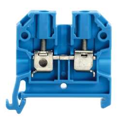 Weidmuller 443680000 SAK 4/35 BL Исполнение: SAK-серия, Проходная клемма, Расчетное сечение: 4 мм.кв, Винтовое соединение, Непосредственный монтаж