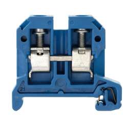 Weidmuller 443770000 SAK 10/35 KRG/BL Исполнение: SAK-серия, Проходная клемма, Расчетное сечение: 10 мм.кв, Винтовое соединение, синий