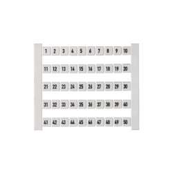 Weidmuller 473460001 DEK 5 FW 1-50 Исполнение: Dekafix, Маркировка клеммы, 5 x 5 мм.кв Шаг в мм.кв(P): 5.00 Weidmuller, белый