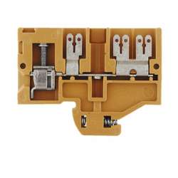 Weidmuller 479220000 AST 5 SF 6.3/2.8 KRG Исполнение: SAK-серия, Проходная клемма, Расчетное сечение: 4 мм.кв, Винтовое соединение, Шина