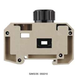 Weidmuller 502100000 SAKS 5/35 DB Исполнение: SAK-серия, Клемма с предохранителем, Расчетное сечение: 16 мм.кв, Винтовое соединение, Темно-бежевый, Непосредственный монтаж