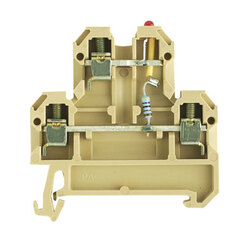 Weidmuller 539160000 DK 4/35 LD 24VDC CSA A2 Исполнение: SAK-серия, Двухуровневая клемма, Расчетное сечение: 4 мм.кв, Винтовое соединение, Непосредственный монтаж